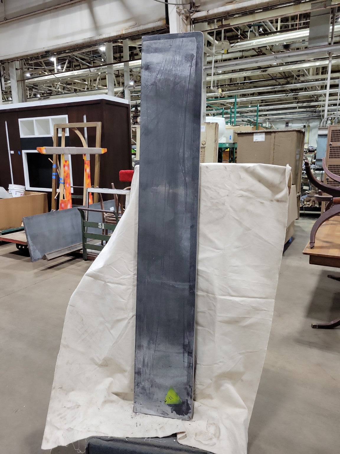 Vintage Industrial Soapstone Lab Table Slab – 74 ½"