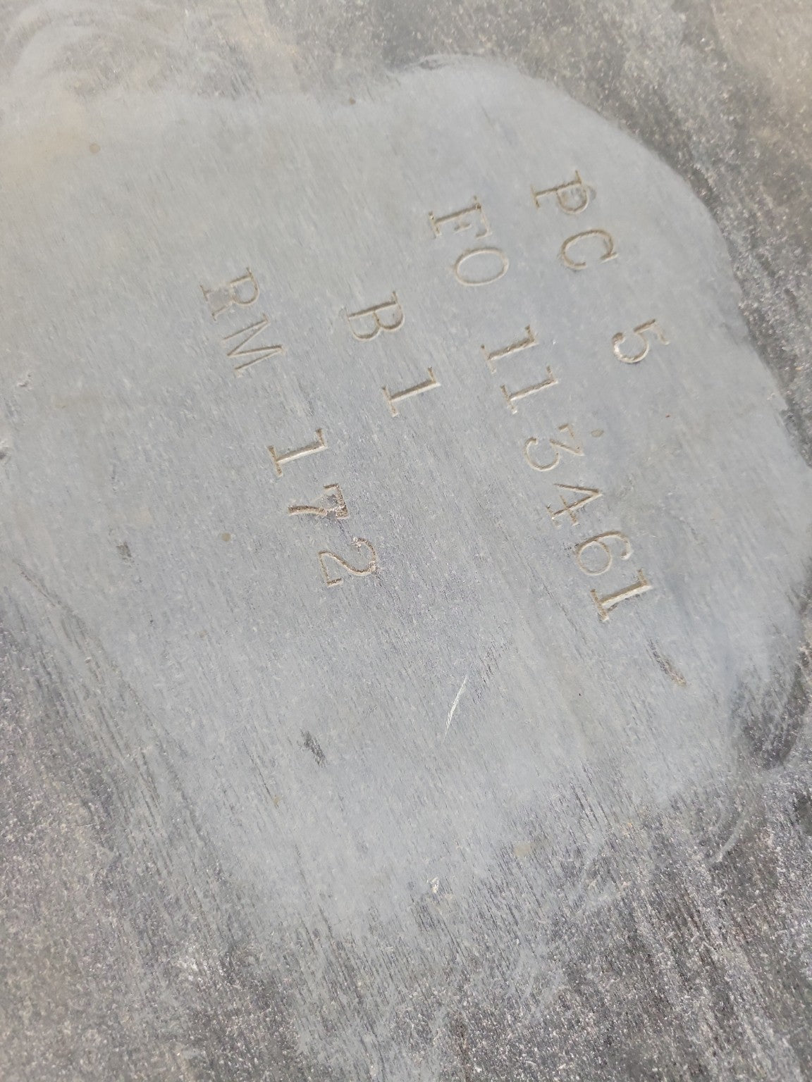 Vintage Industrial Soapstone Lab Table Slab – 74 ½"