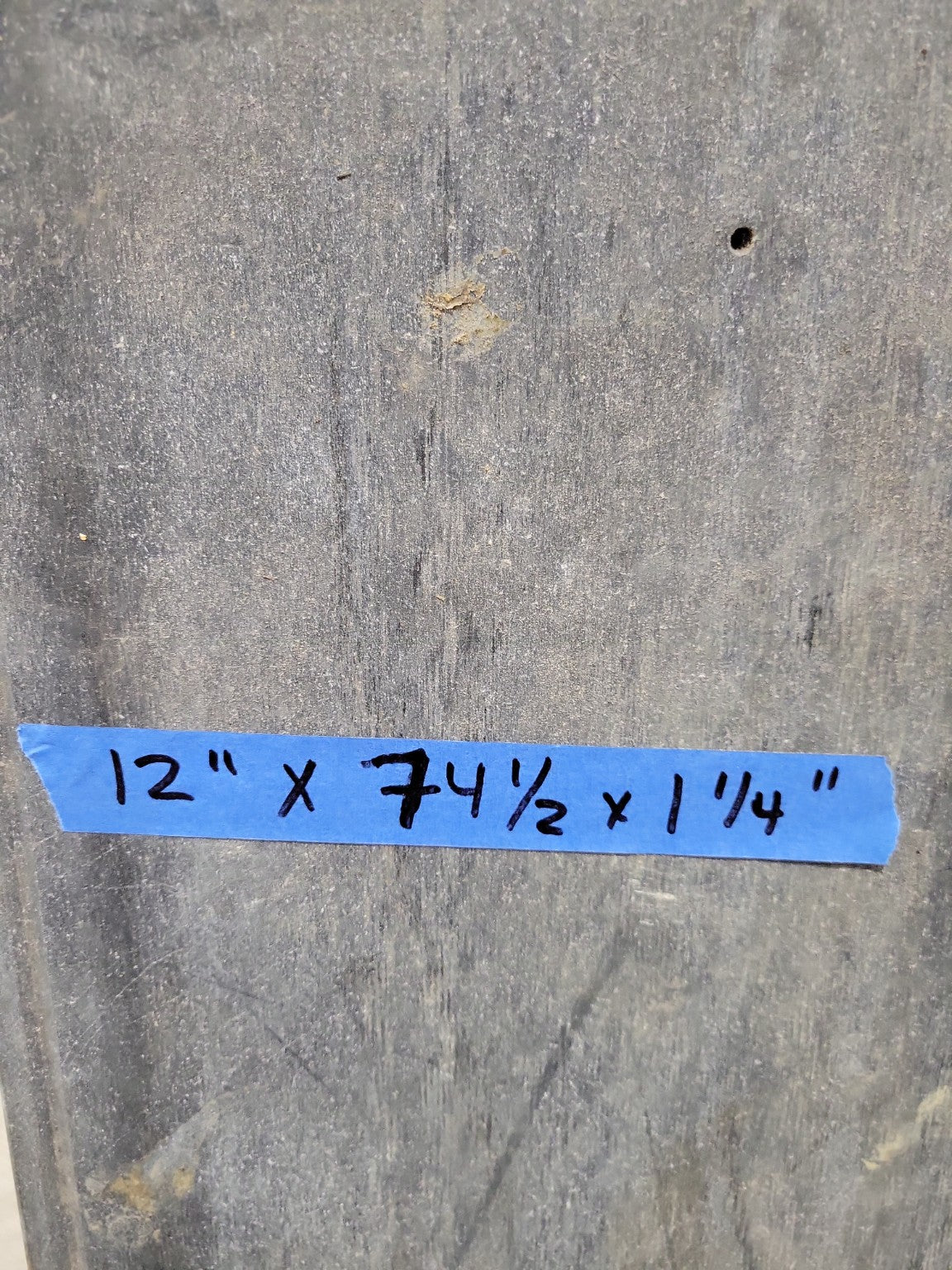 Vintage Industrial Soapstone Lab Table Slab – 74 ½"