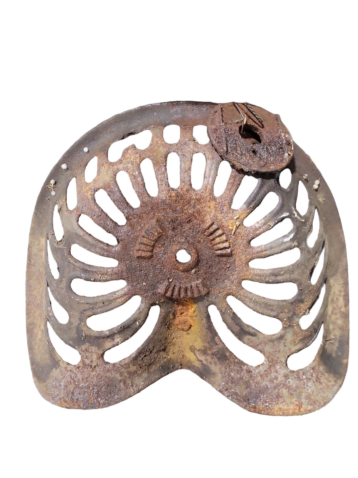 Antique Cast Iron Tractor Seat – Rustic Patina