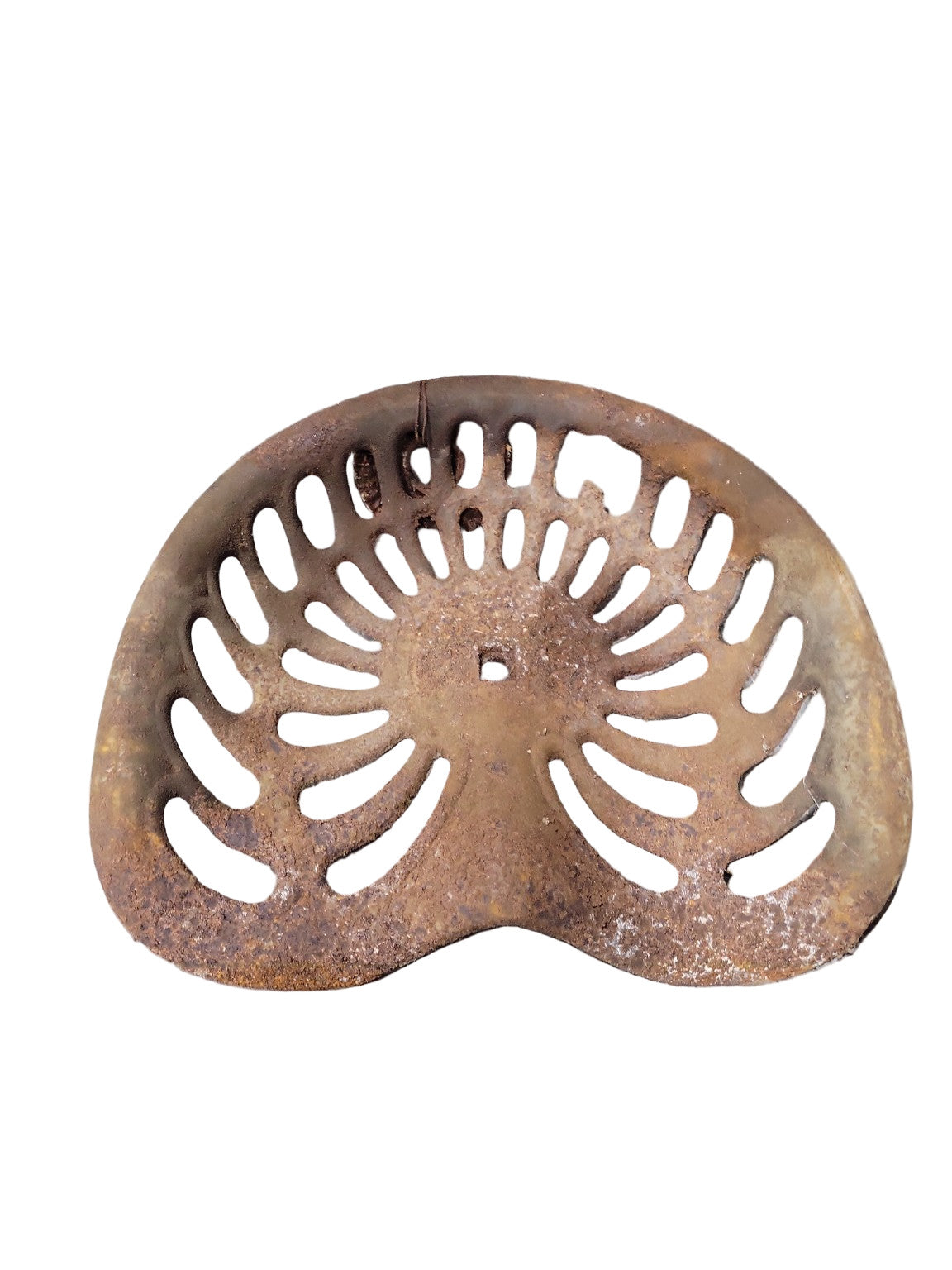 Antique Cast Iron Tractor Seat – Rustic Patina