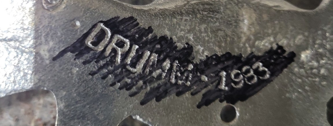 Drumm Cast Aluminum Toilet Paper Holder – Organic Abstract Form (1983)