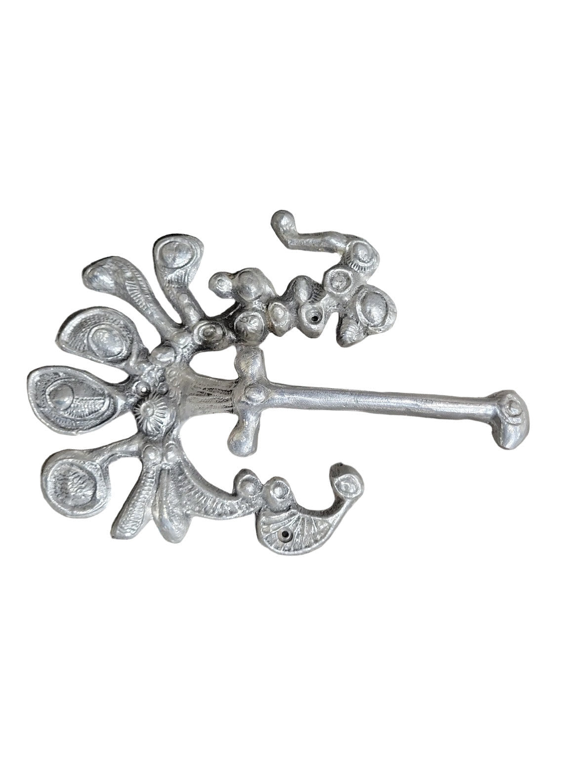 Drumm Cast Aluminum Toilet Paper Holder – Organic Abstract Form (1983)