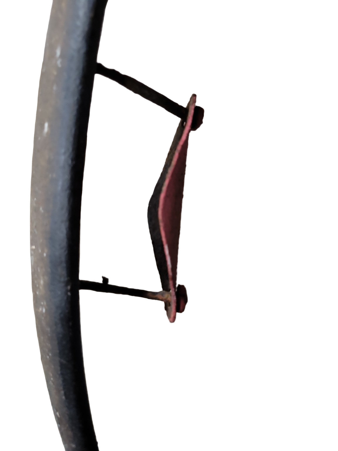 Antique Steel Wagon Wheel Rim – 41" Diameter x 1 3/8"