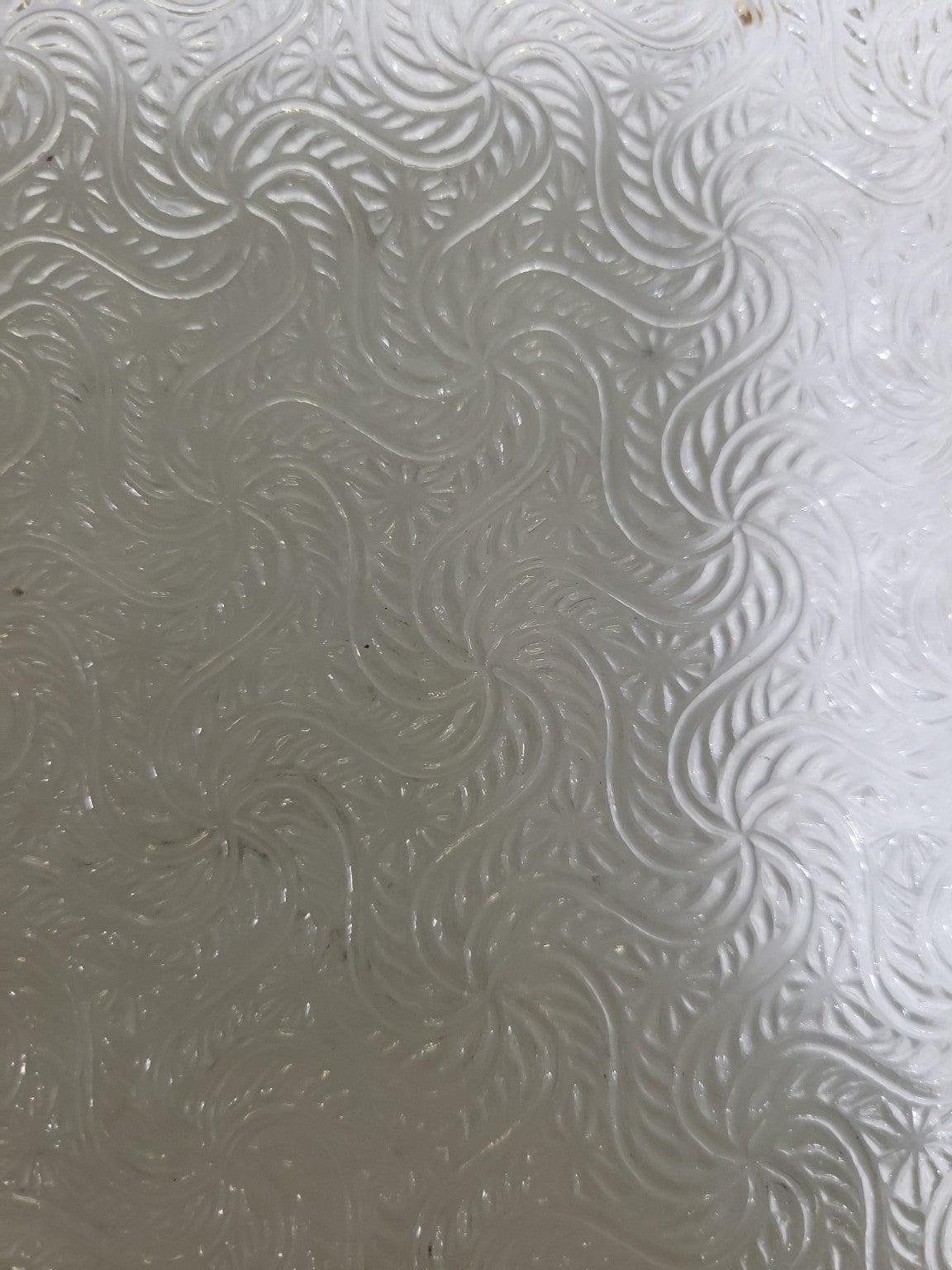 Vintage Privacy Glass Window Sash – Swirl Patterned