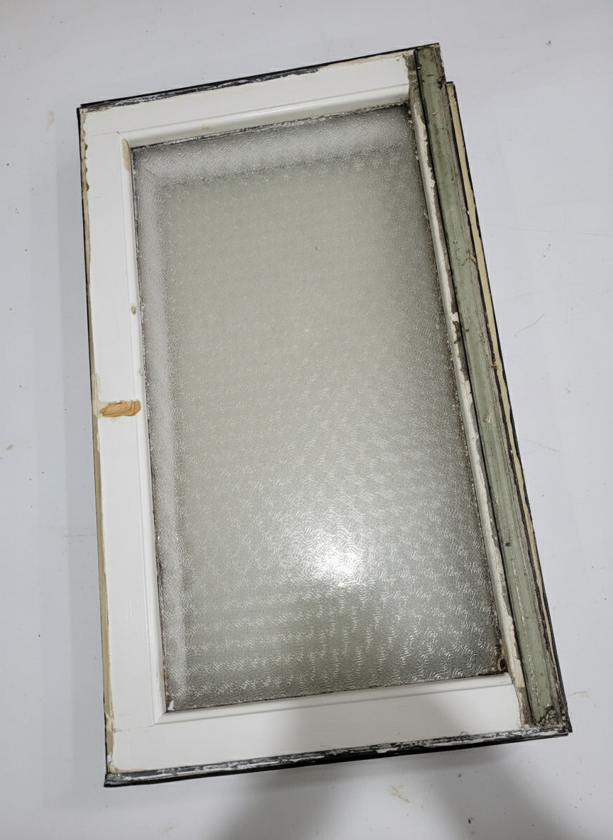 Vintage Privacy Glass Window Sash – Swirl Patterned