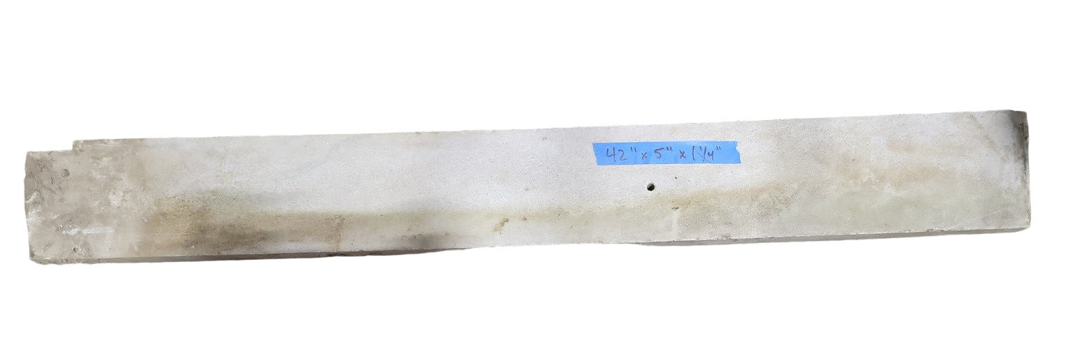 Vintage Marble Slab – 42" x 5" x 1 ¼"