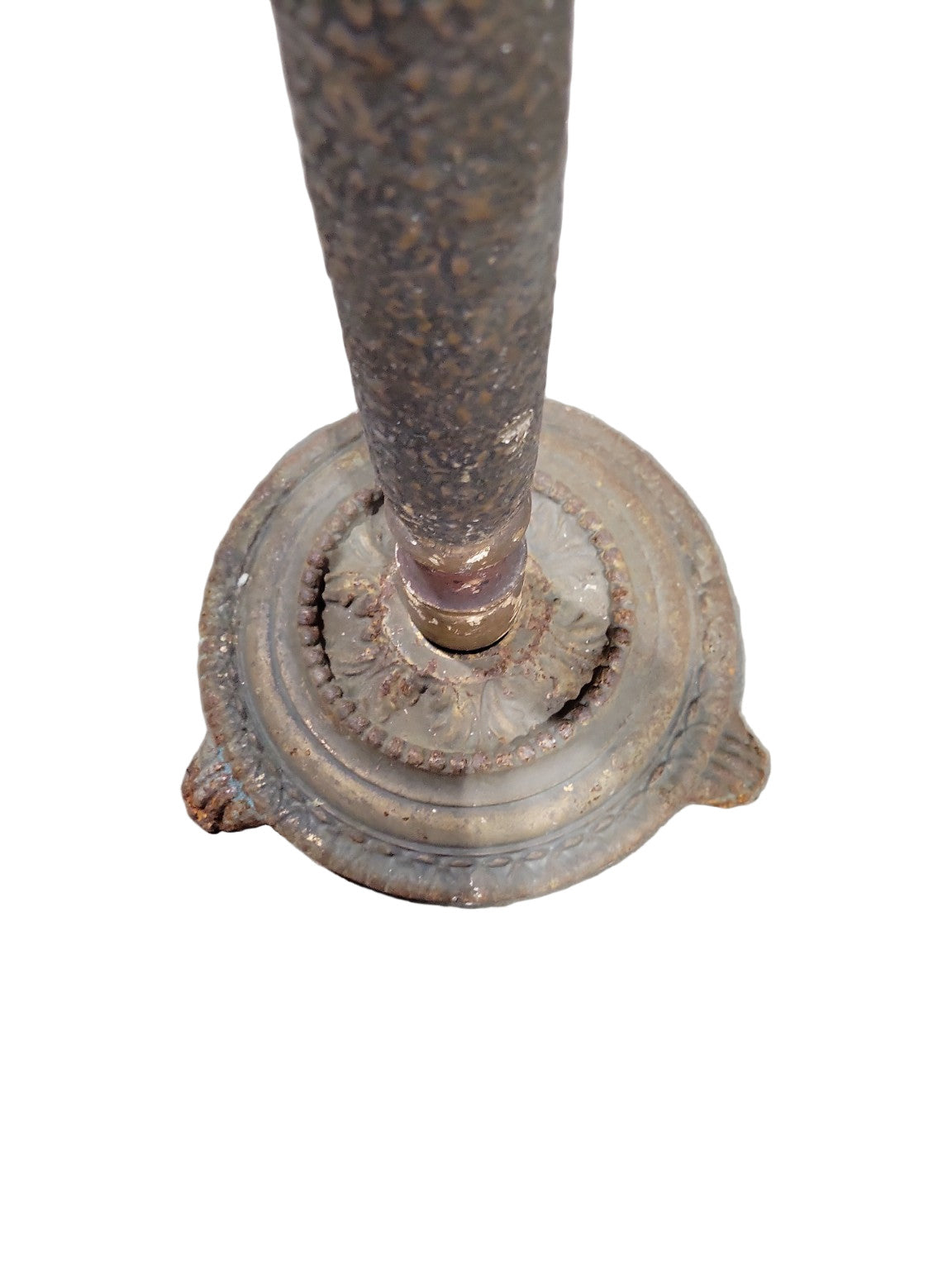 Antique Cast Iron Floor Lamp Base – 52" Tall