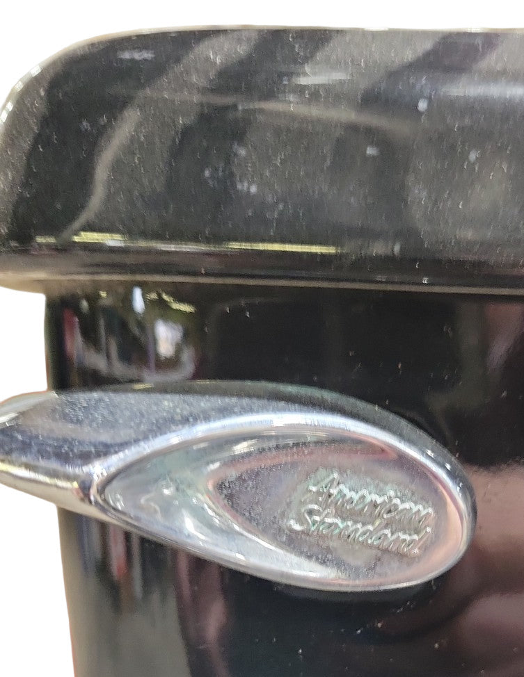 Black American Standard Toilet Tank with Lid