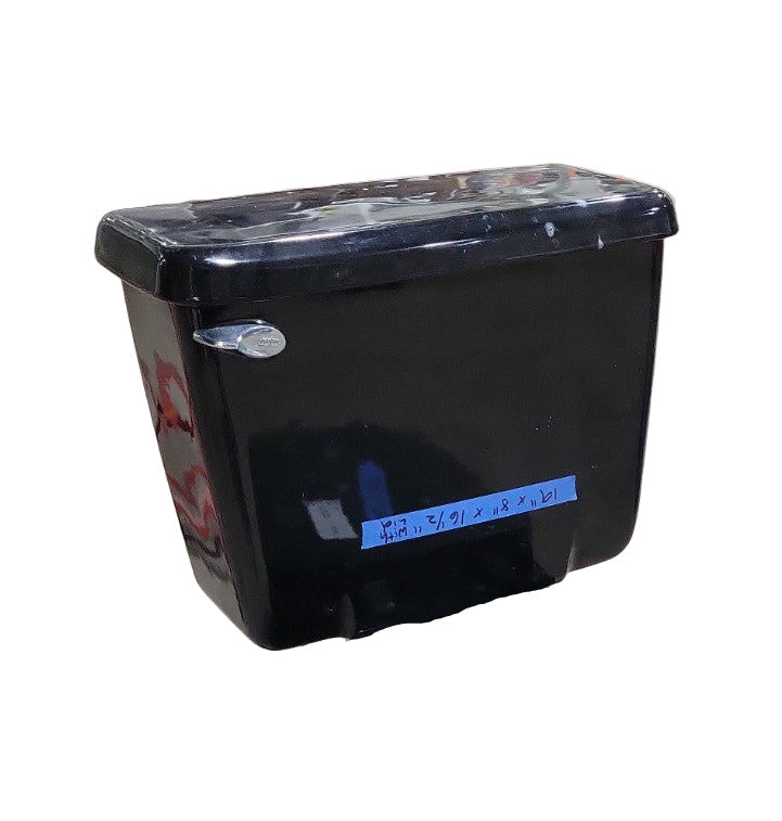 Black American Standard Toilet Tank with Lid