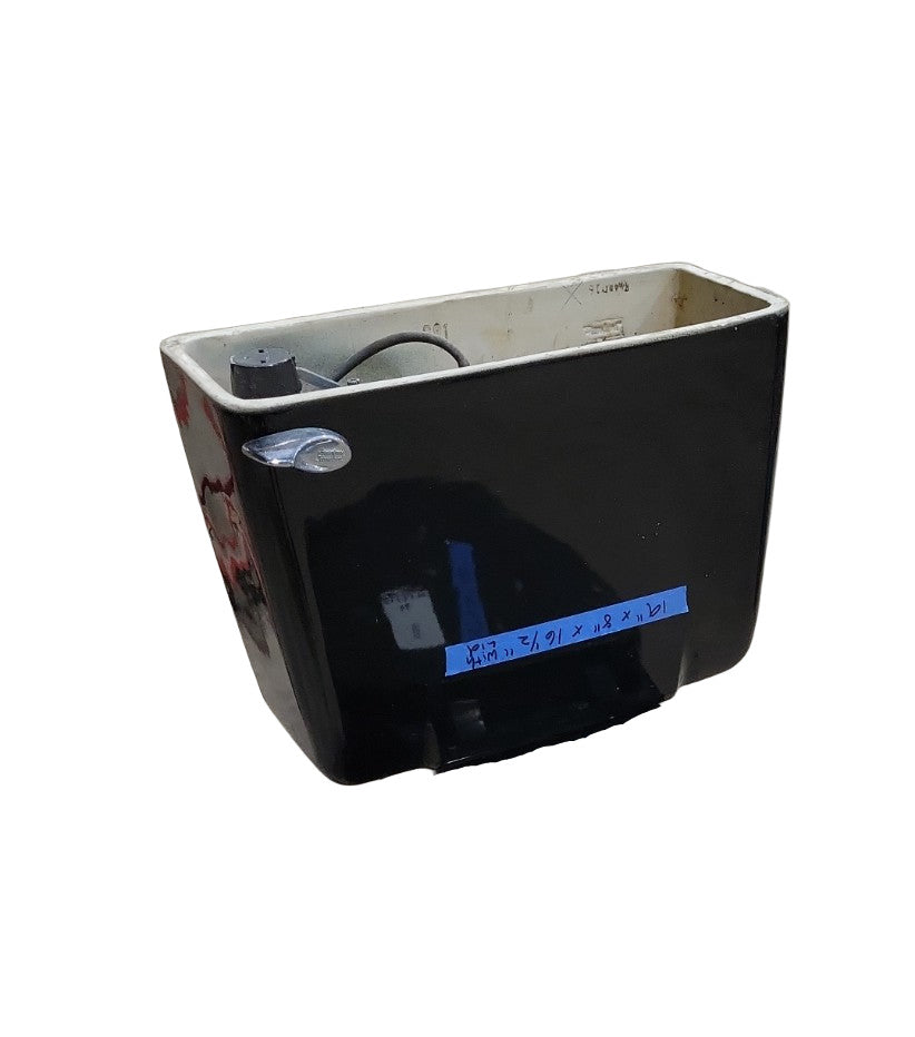 Black American Standard Toilet Tank with Lid