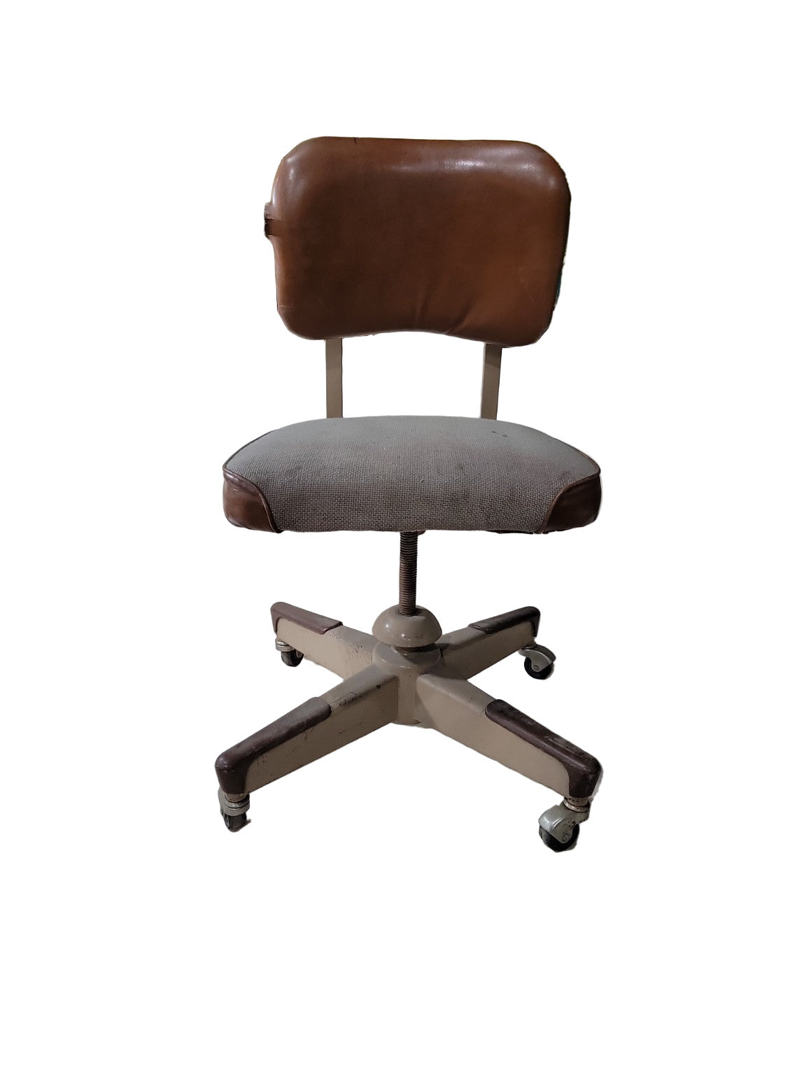 Mid-Century Industrial Swivel Chair by Gordon MFG Co. – Grand Rapids