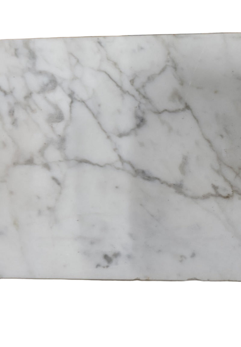 Carrara Bianco Marble Shelf Slab – 55 ½" x 6" x 1 ¼"