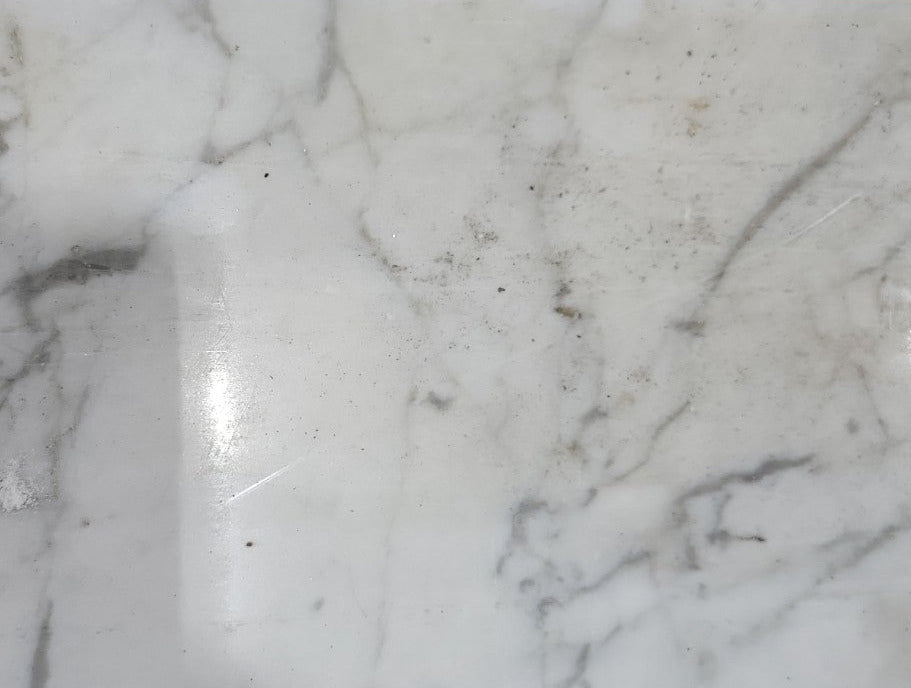 Carrara Bianco Marble Slab – 58 ¾" x 6" x 1 ¼"