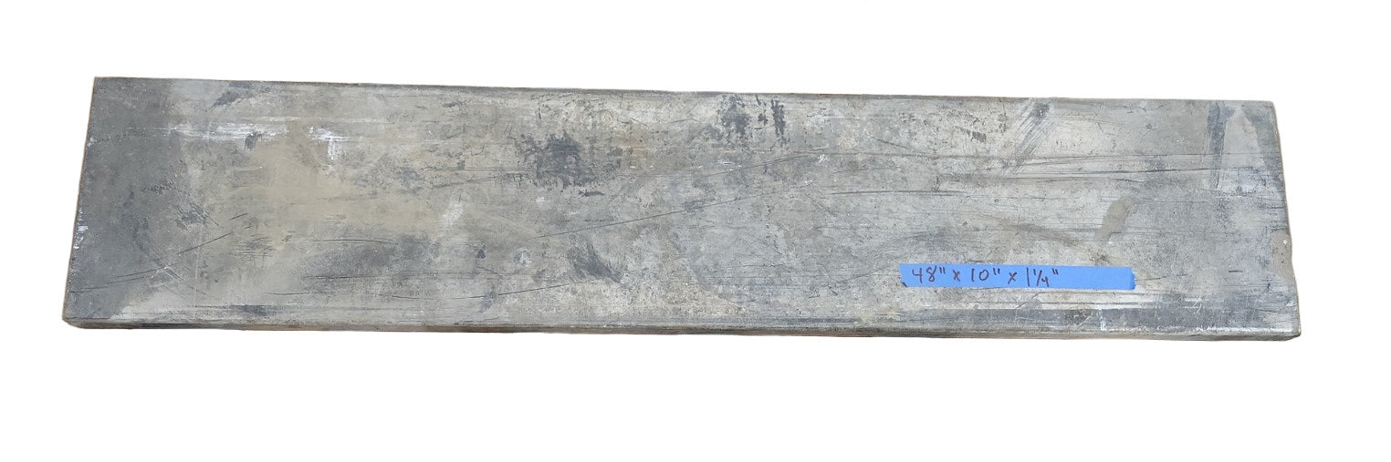 Reclaimed Soapstone Slab – 48" x 10" x 1 ¼"