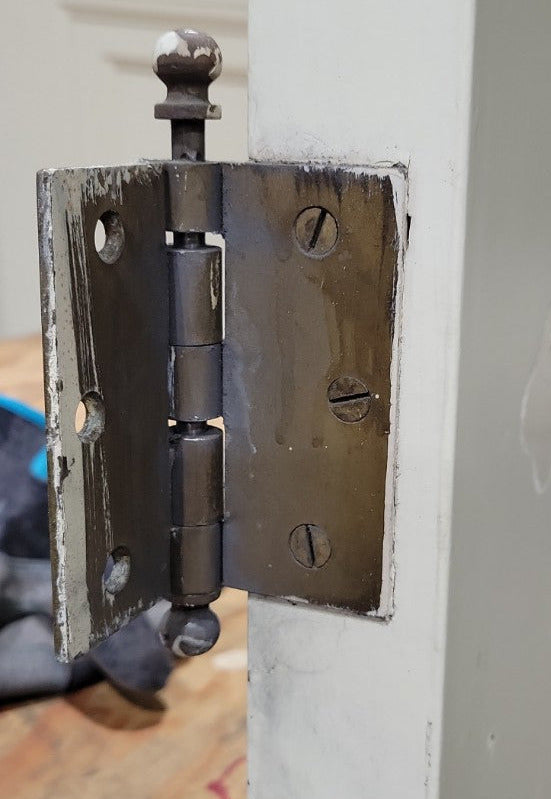 Antique Mirrored Solid Wood Door with Glass Knob – 24" x 78 ½"