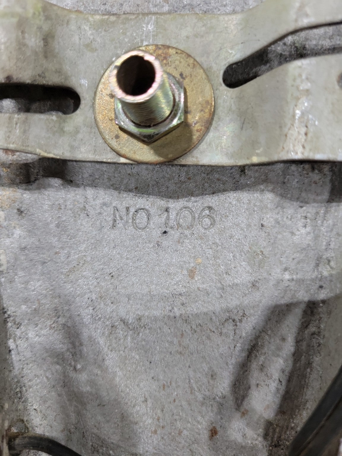 Antique Two-Arm Cast Iron Wall Sconce – Polychrome Finish, No. 106