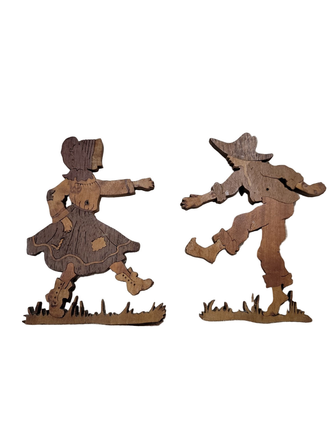 Marlow Woodcuts – Handcrafted Kansas Walnut Wall Art (Set of 2)