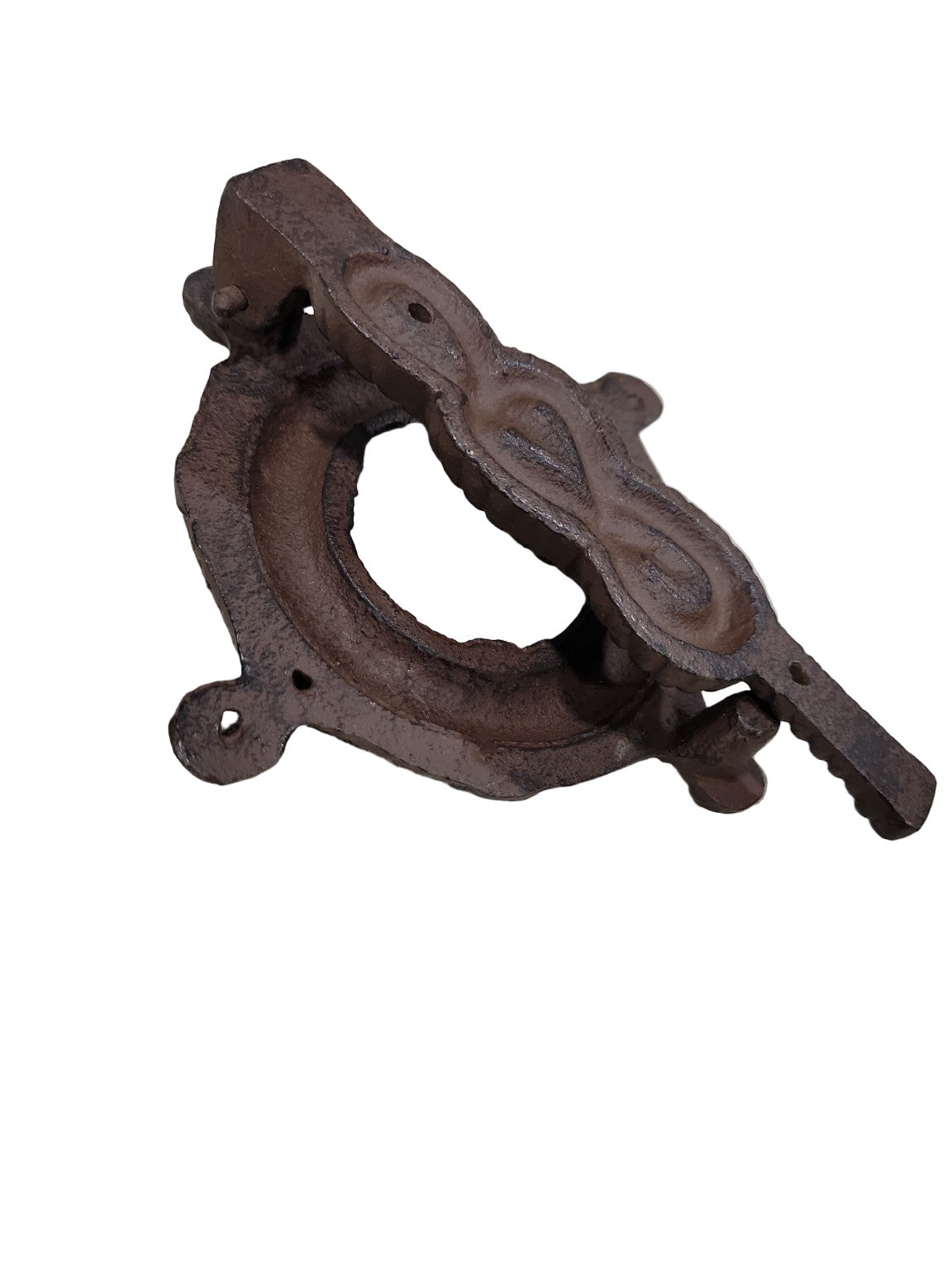 Vintage Cast Iron Nautical Rope & Star Door Knocker – 6" x 5 1/4" x 1 1/4"