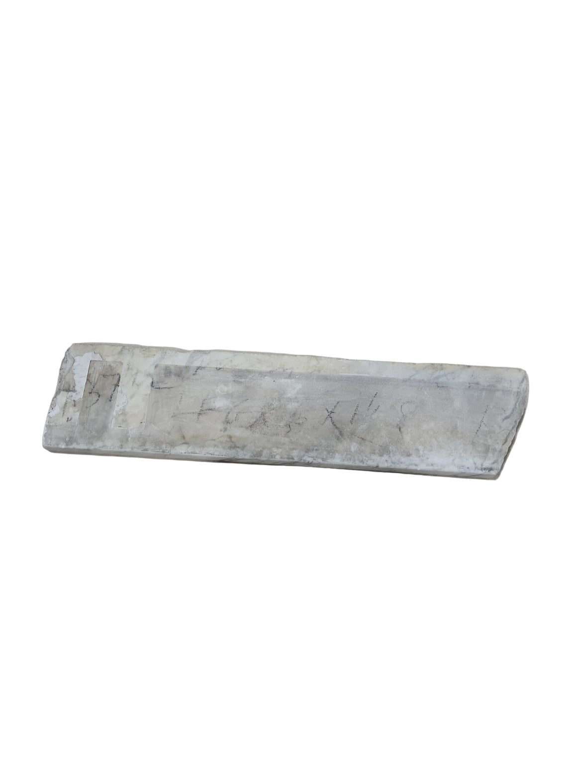 Polished Carrara Marble Remnant – 29" x 7"