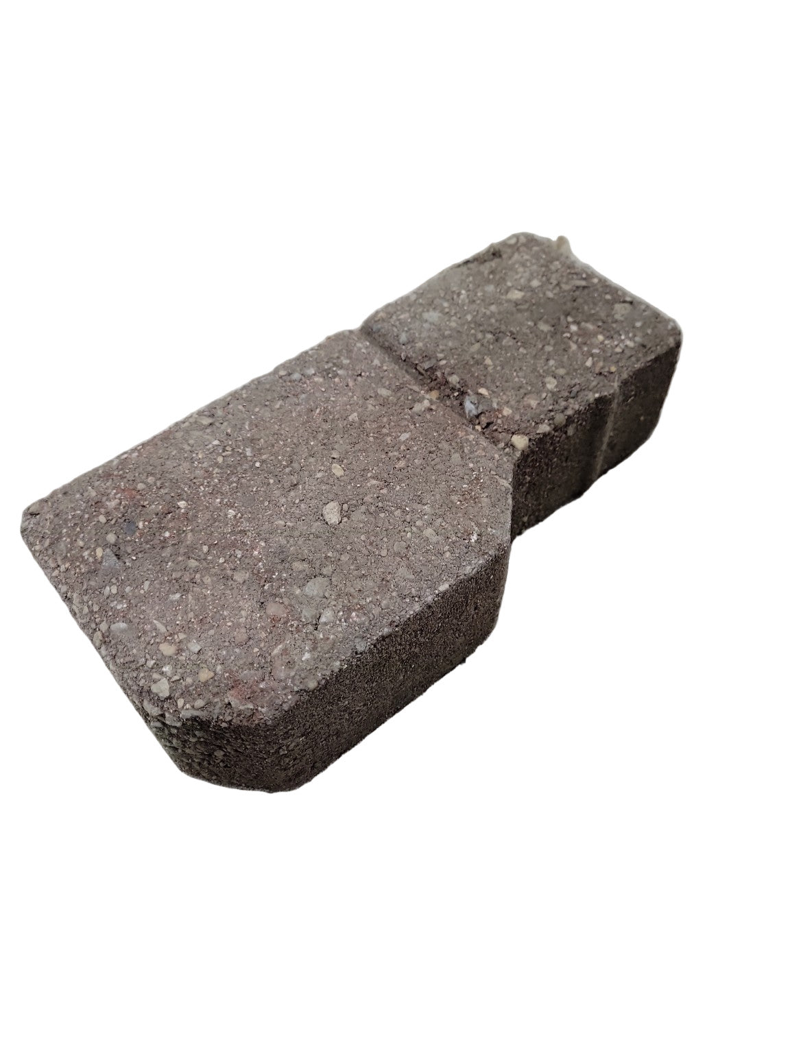 Reclaimed Concrete Pavers – Red Tumbled Block Set (8 Pieces)