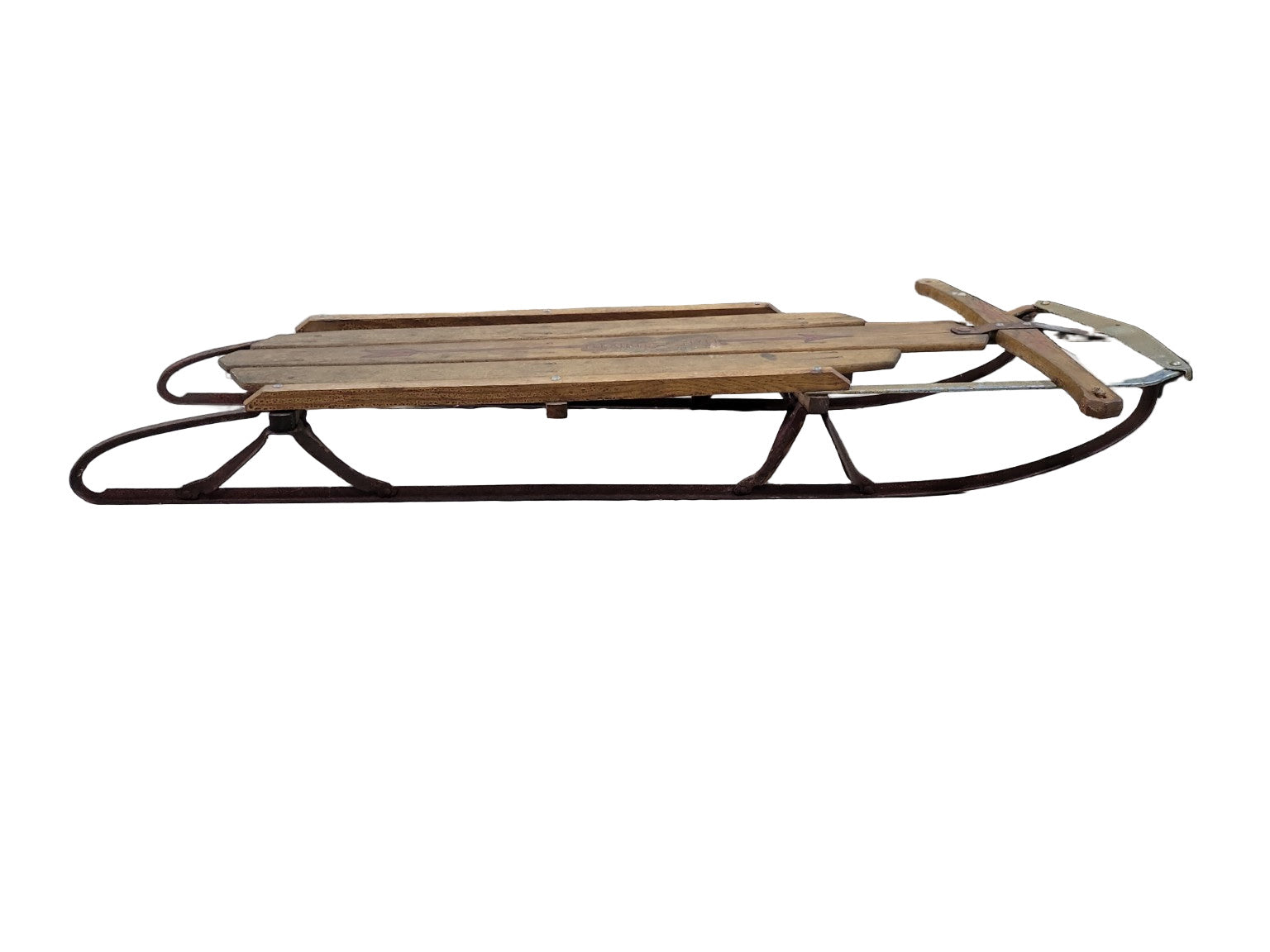 Vintage Flexible Flyer No. 51J Wooden Sled with Metal Runners – S.L. Allen & Co.