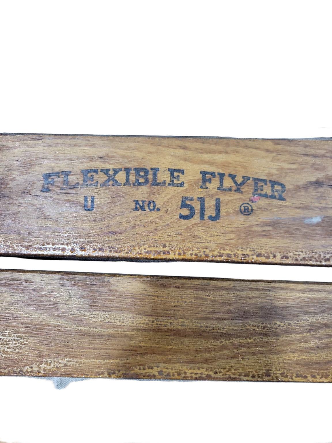 Vintage Flexible Flyer No. 51J Wooden Sled with Metal Runners – S.L. Allen & Co.