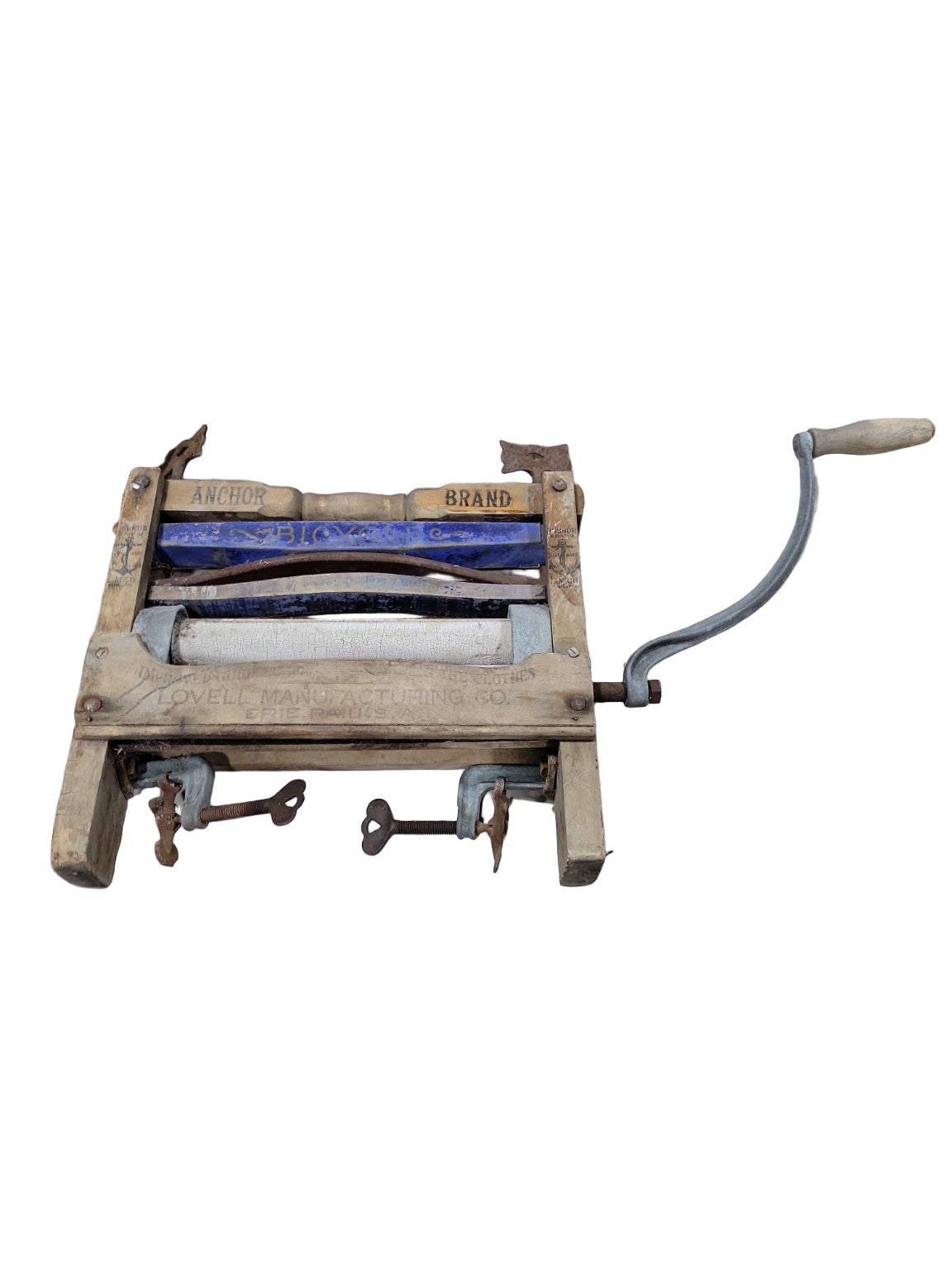 Antique Anchor Brand Clothes Wringer – Lovell Manufacturing Co. USA