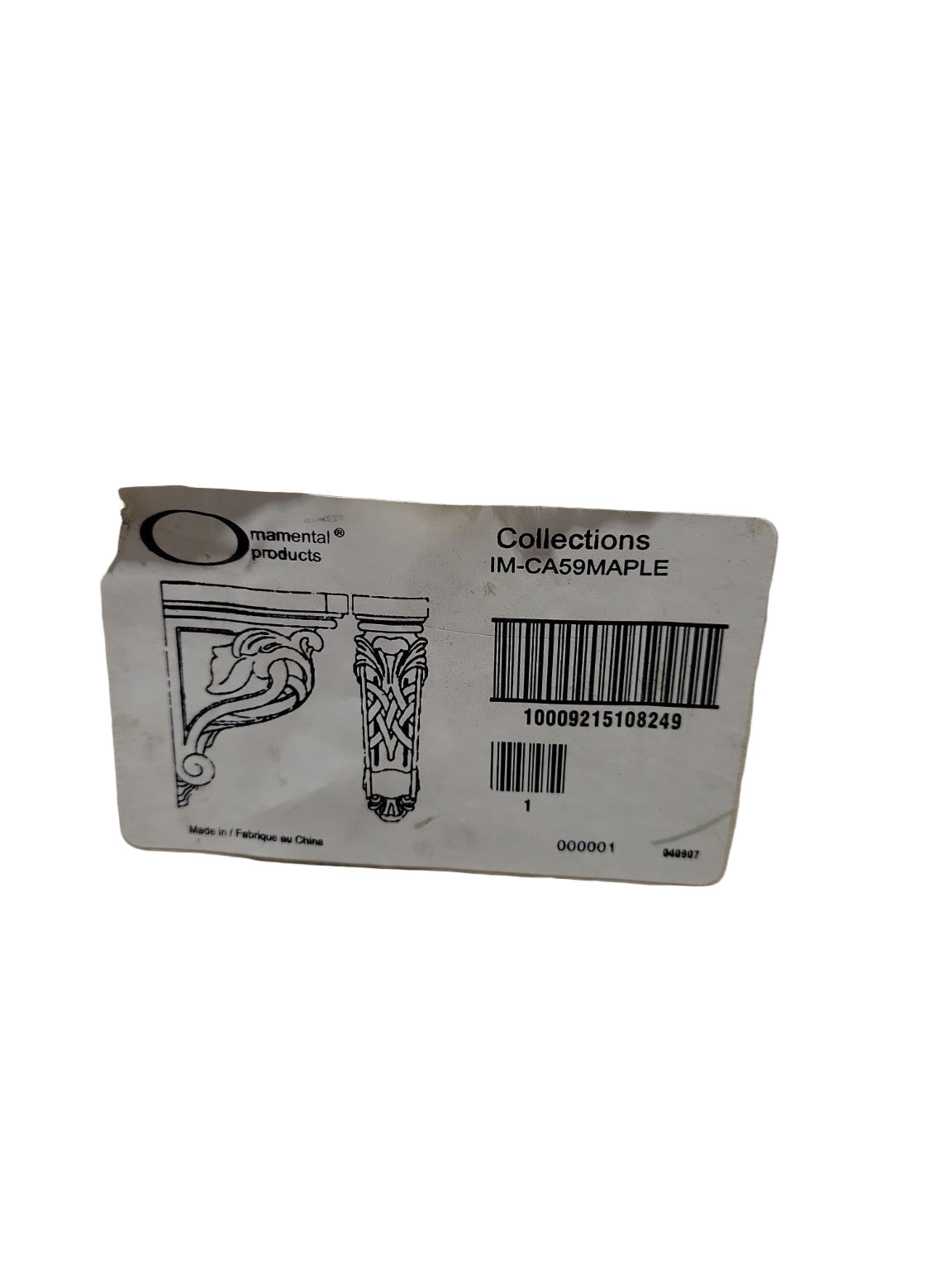 Maple Leaf Scroll Corbel – Ornamental Millwork