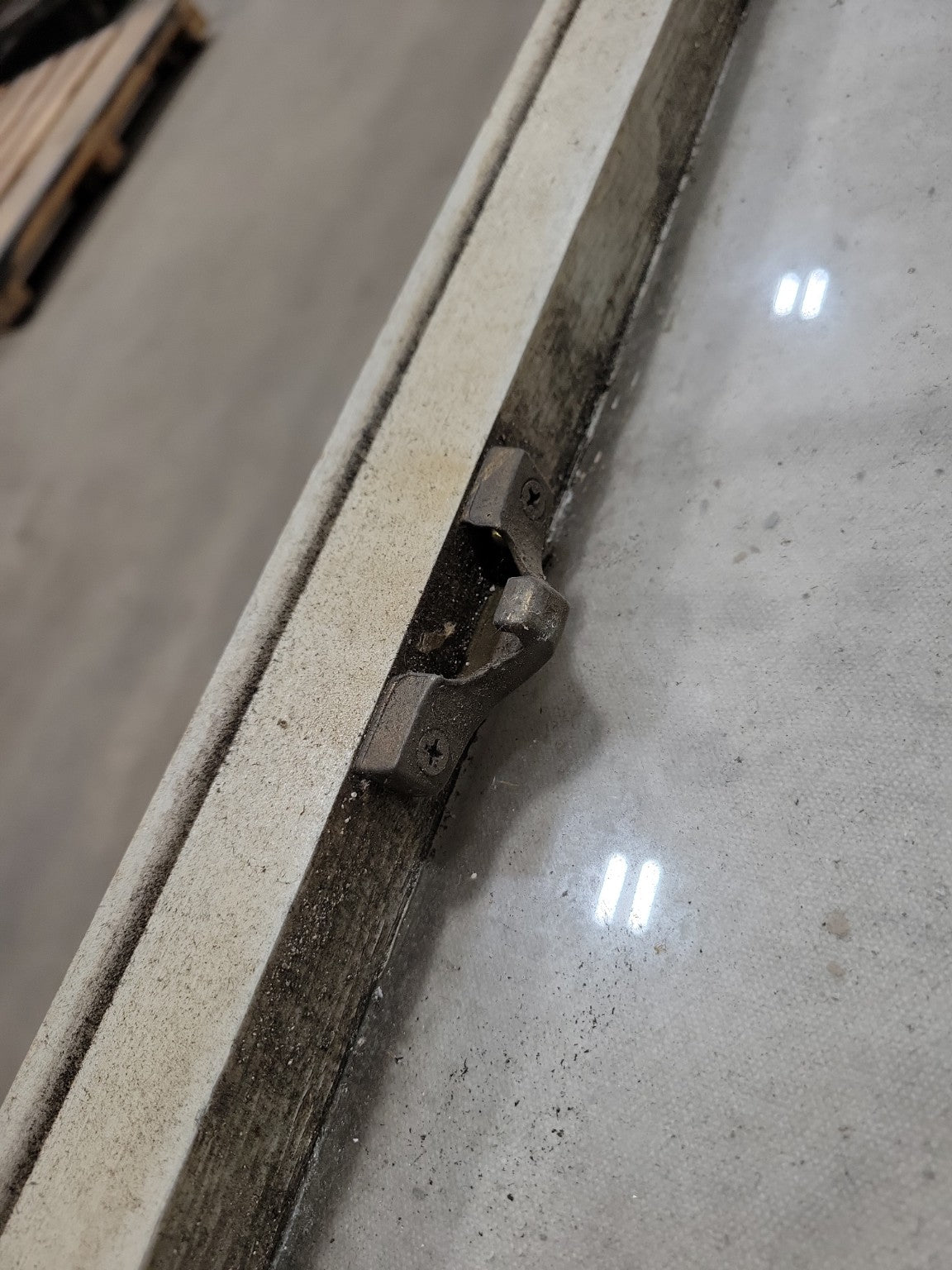 Vintage Wood Frame Window Sash – 28 ¼" x 29 ⅝"