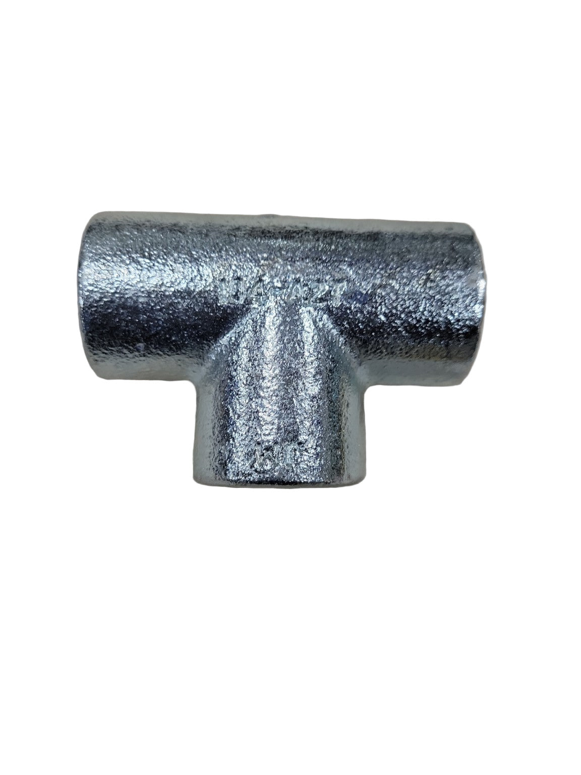 Set of 4 JM 104-A27 Galvanized Iron Pipe T-Fittings – ¾" x 2 ½" x 1 ¾"
