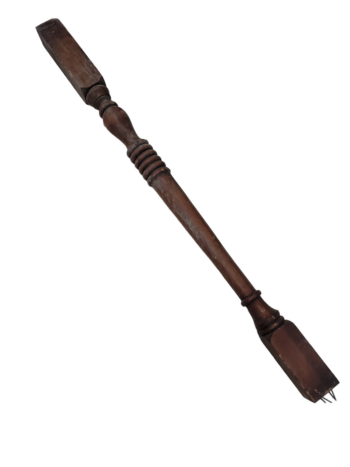 Single Antique Turned Stair Spindle – 29¼"