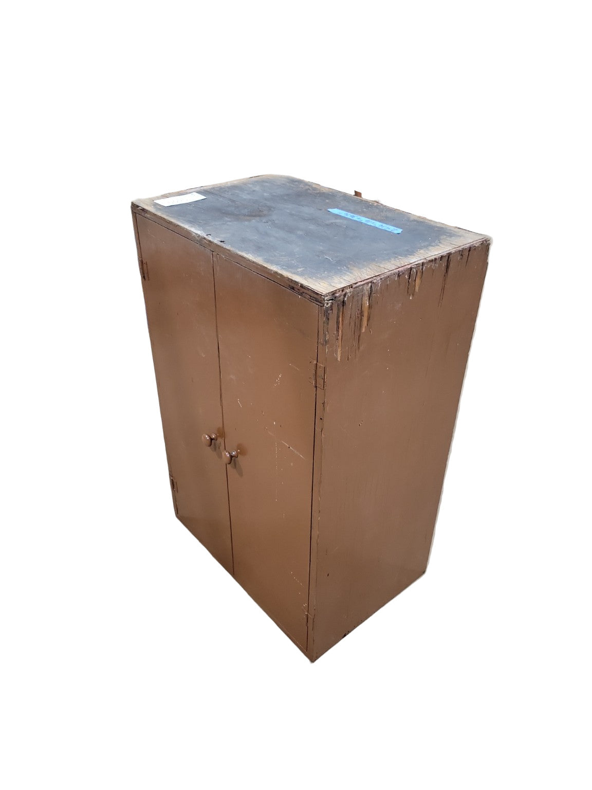 Vintage Painted Wall Cabinet – 3-Shelf Unit