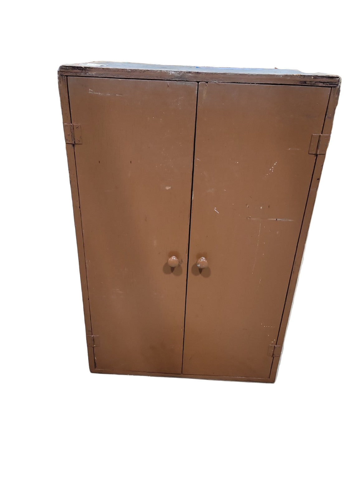 Vintage Painted Wall Cabinet – 3-Shelf Unit