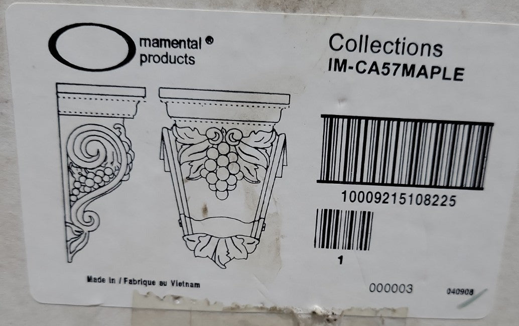 Maple Grape Corbel – Ornamental Millwork