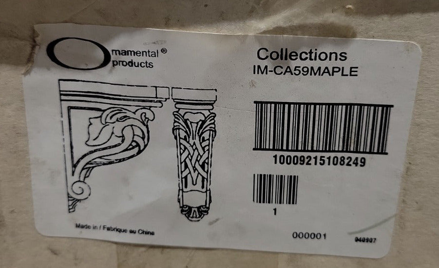 Maple Leaf Scroll Corbel – IM-CA59MAPLE