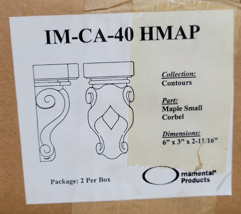 Maple Small Corbel – IM-CA-40 HMAP