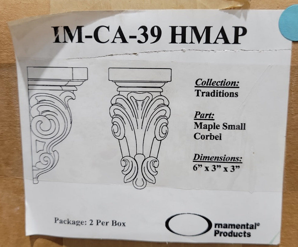 Maple Small Corbel – IM-CA-39 HMAP