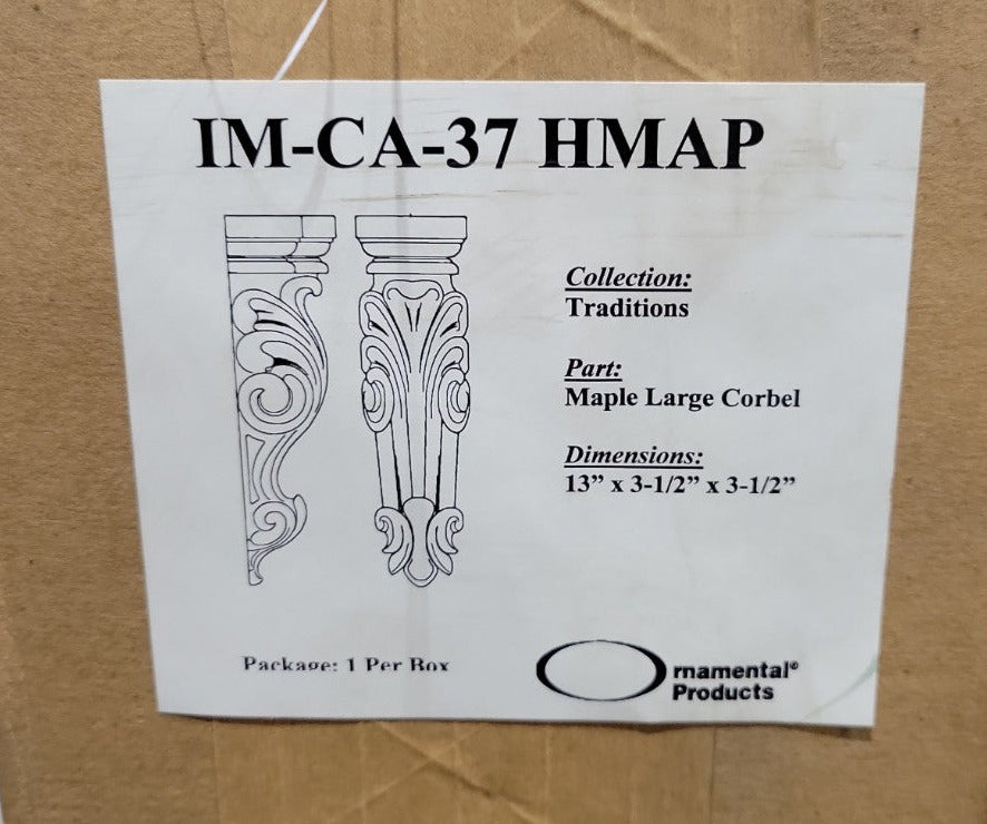 Maple Large Carved Corbel – IM-CA-37 HMAP