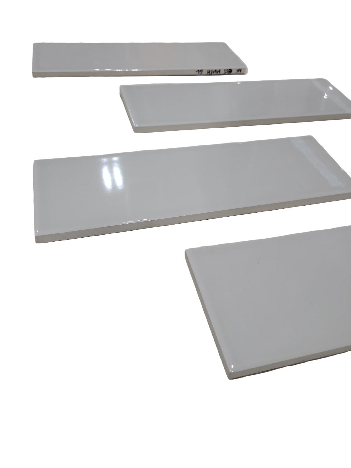 AKDO Ceramic Wall Tiles – Mushroom Gloss Finish (4-Pack)