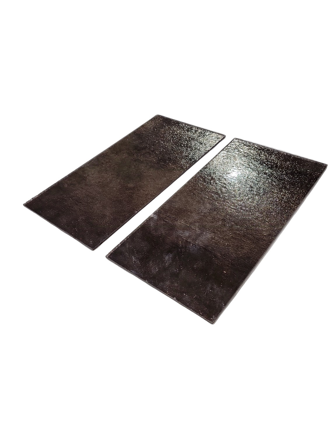 Set of 2 Artistic Tile – Armory Mirror Bronze Antiqued 6"x12" Tiles