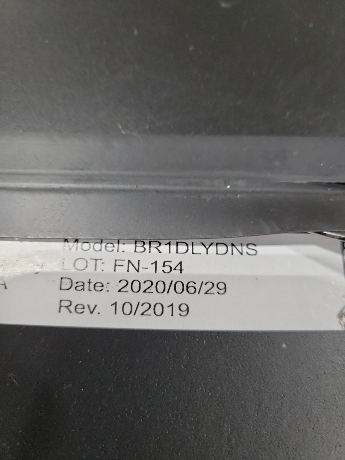 Set of 2 – Walker Edison Black Nightstands – Model BR1DLYDNS – Drawer & Open Shelf