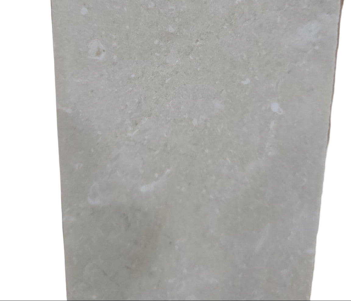 Set of 7 Cream Limestone Sample Tiles – Honed Finish