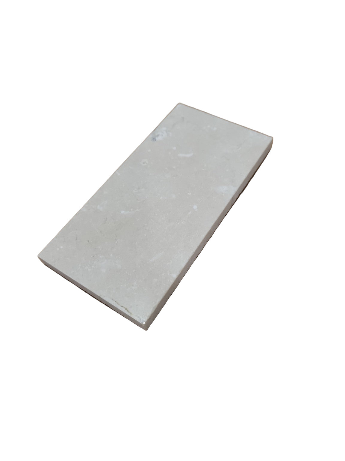 Set of 7 Cream Limestone Sample Tiles – Honed Finish