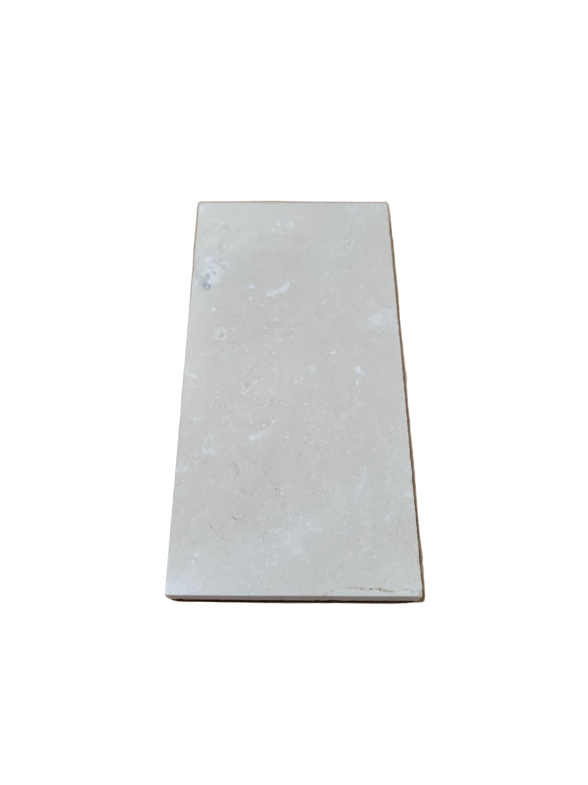 Set of 7 Cream Limestone Sample Tiles – Honed Finish