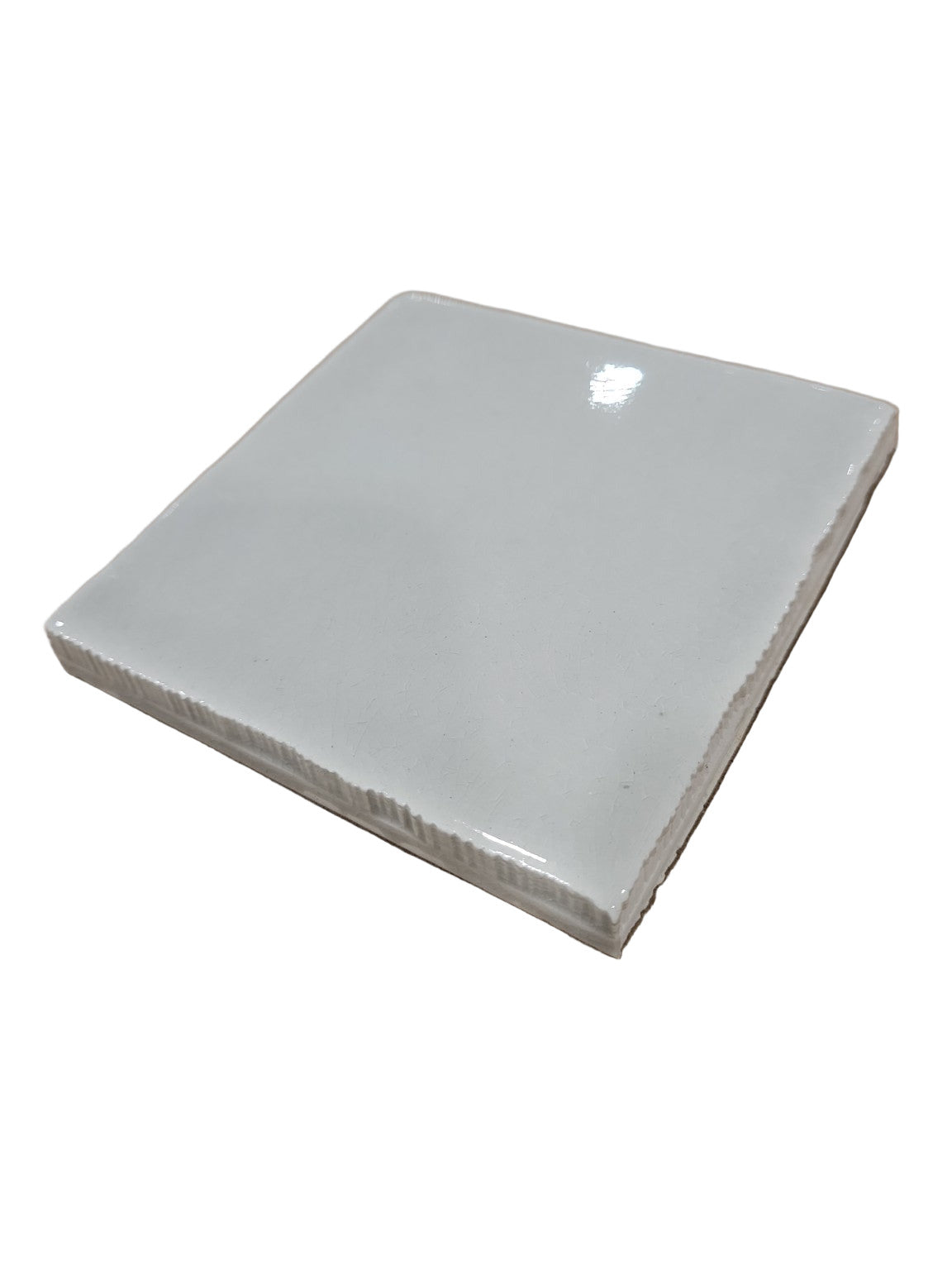 Set of 92 Ceramic Field Tiles – 4" x 4" – Ice Fog, Chiseled Edge