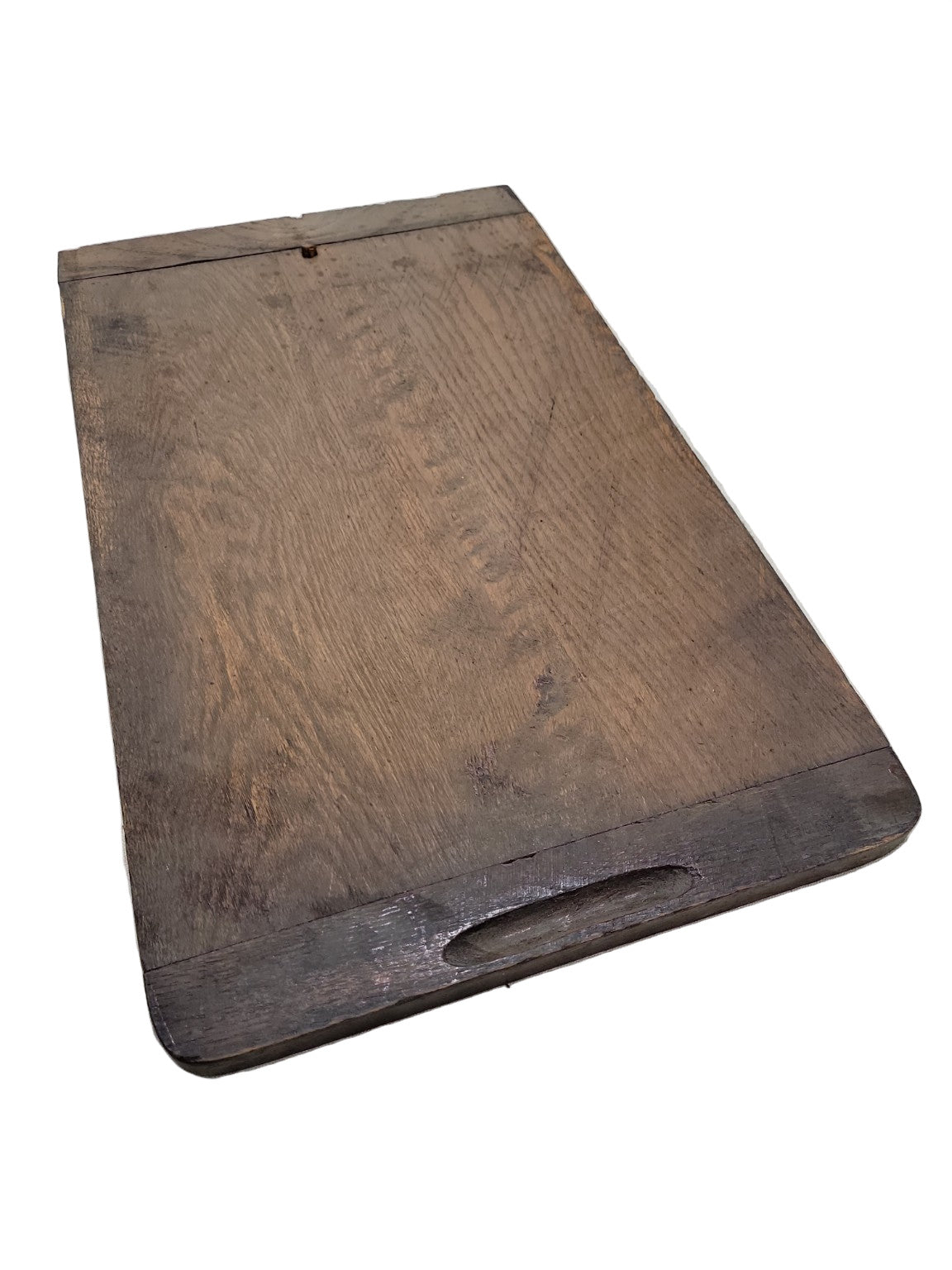 Vintage Oak Clipboard / Lap Desk – Solid Wood with Integrated Handle