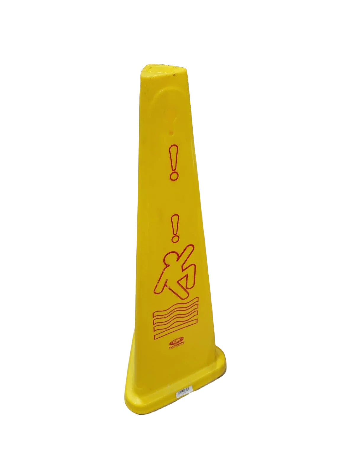 Continental “Wet Floor” Safety Cone – Yellow Plastic