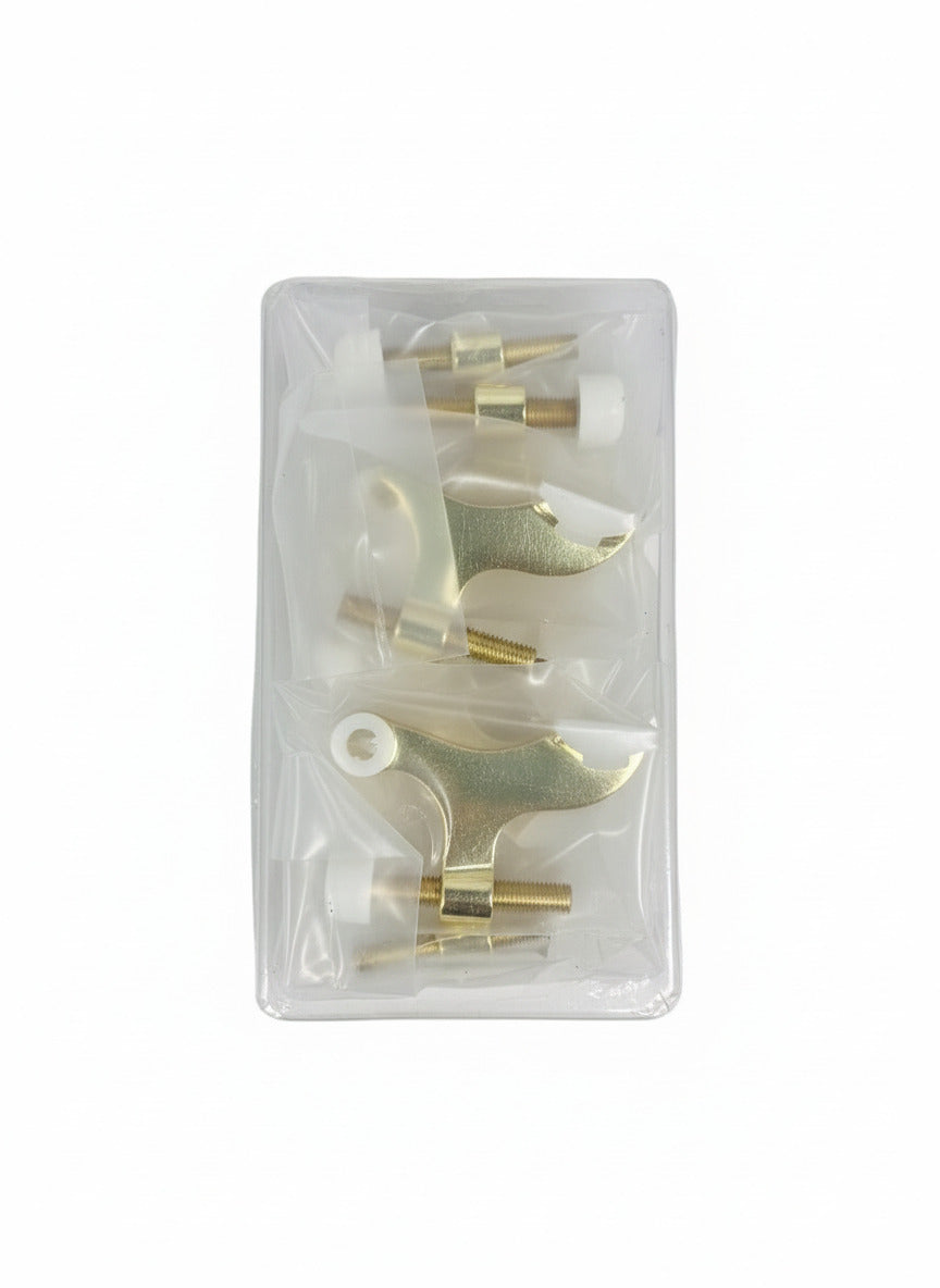 Brainerd Brass-Plated Hinge Pin Doorstop – Contractor 10-Pack (Sealed Box)