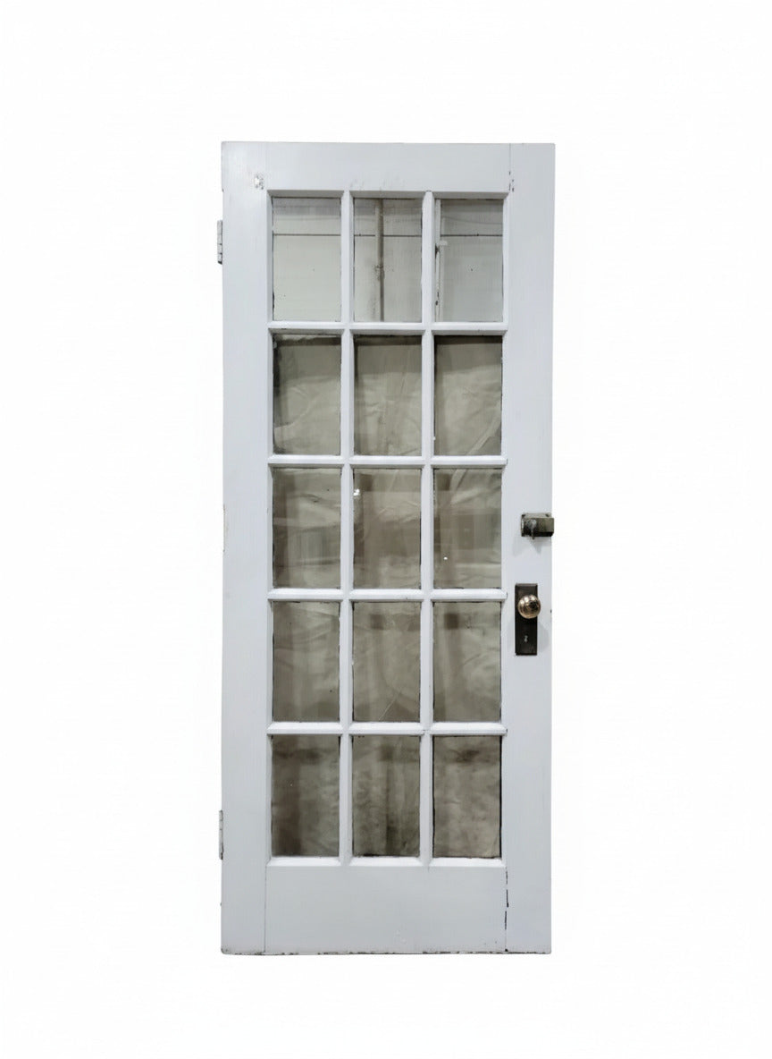Single 15-Lite French Entry Door – 32 ¼" x 77 ½" x 1 ¾"